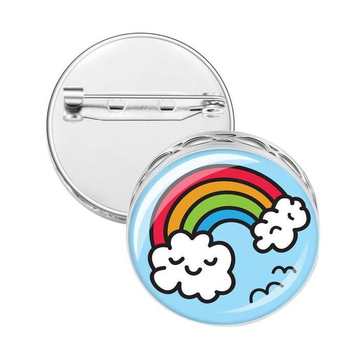 Pin Brooch Diffusers Without Oils RAINBOW CLOUD