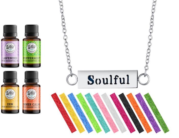Necklace Diffusers With Oils SOULFUL (BAR)