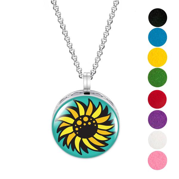 Necklace Diffusers Without Oils SUNFLOWER (COLOR)