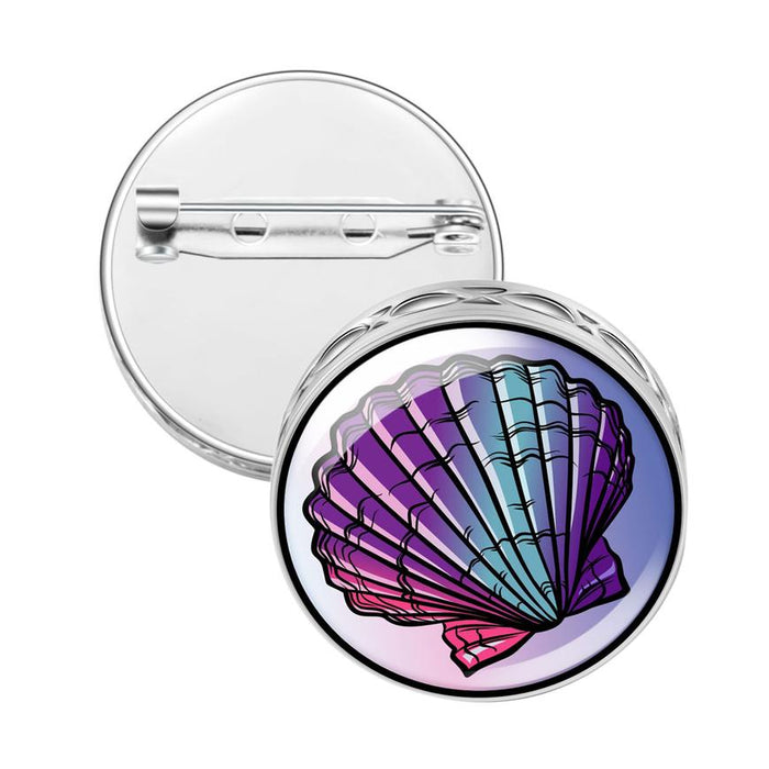 Pin Brooch Diffusers Without Oils SEASHELL