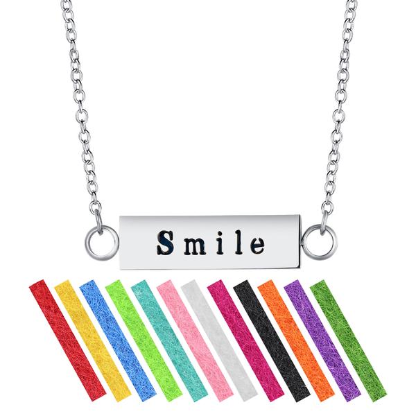 Necklace Diffusers Without Oils SMILE (BAR)