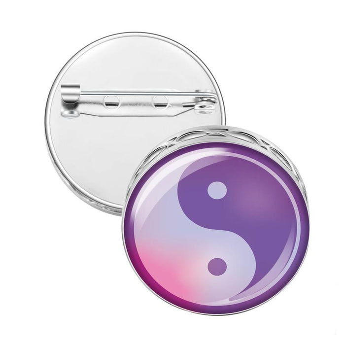 Pin Brooch Diffusers Without Oils YIN YANG
