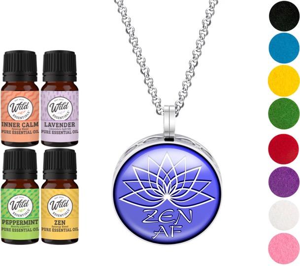 Necklace Diffusers With Oils ZEN AF