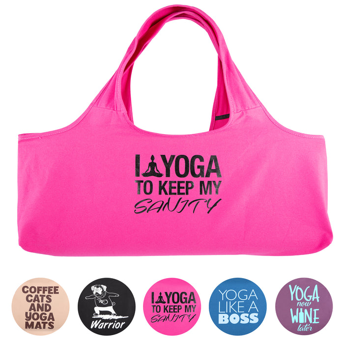 The Amethyst HotDog Yoga Rollpack is not your average yoga bag.